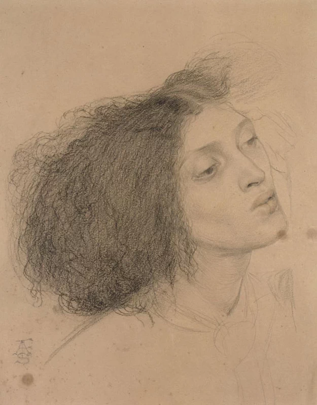 Frederick Sandys-15-Fanny Eaton nel ruolo di Morgan de la Fey (1862) - Victoria and Albert Museum